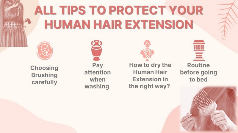 How to take care of your Human Hair Extension? 