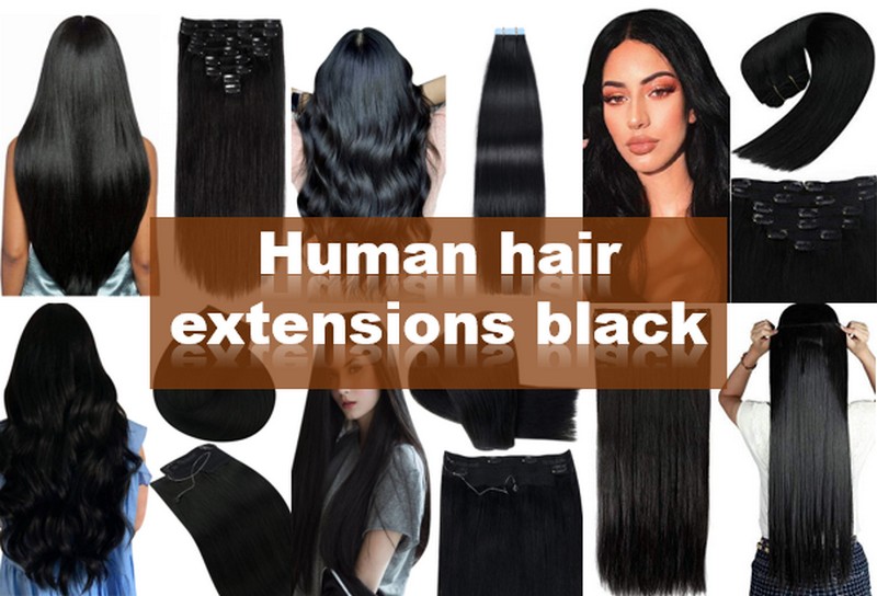 human-hair-extensions-black